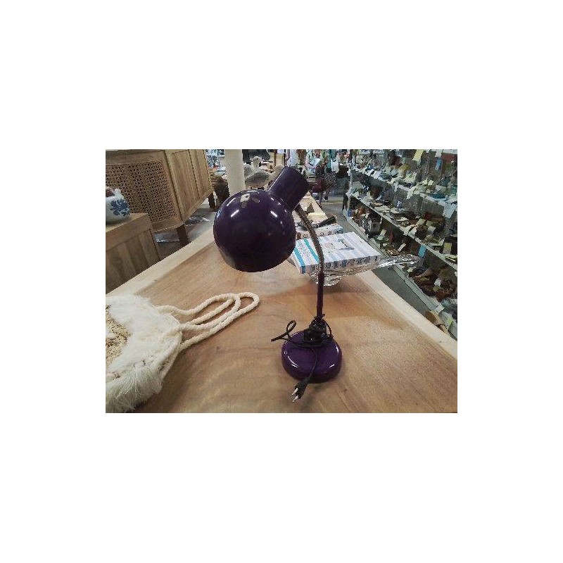 LAMPE MAUVE ARTICULÉE 