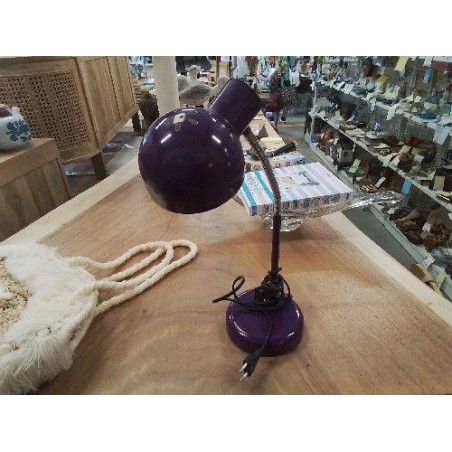 LAMPE MAUVE ARTICULÉE 