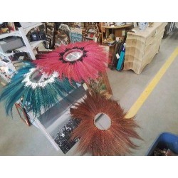 MIROIR FIBRES COULEURS 