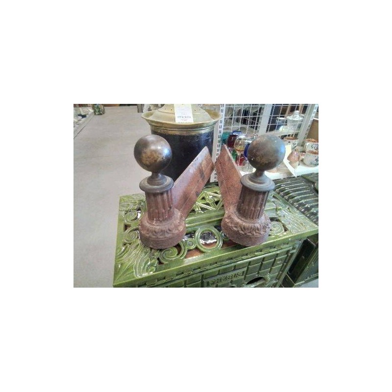 PAIRE DE CHENETS MM