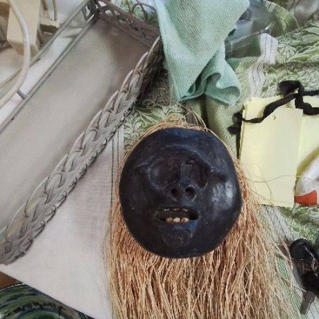 COPIE MASQUE AFRICAIN RAPHIA PM