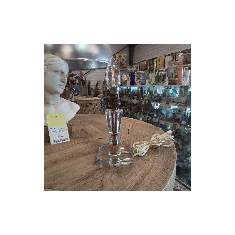 LAMPE PIED FACETTES 