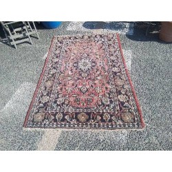 TAPIS 124 X 193 FAIT MAIN LAINE