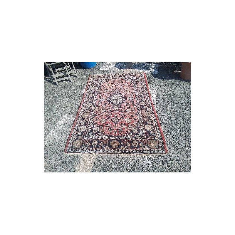 TAPIS 124 X 193 FAIT MAIN LAINE