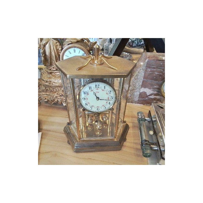 PEDULE ANC METAL DORE VERRE 