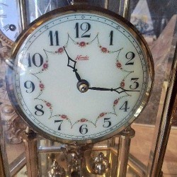 PEDULE ANC METAL DORE VERRE 