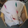 PLAID JETE DE CANAPE TISSE MOTIF COULEURS