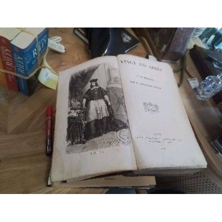 LIVRE ANCIEN 1846 DUMAS VINGT ANS APRÈS