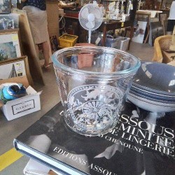 CACHE POT VERRE 