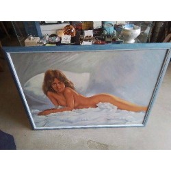 TABLEAU NU TOUR BLEU