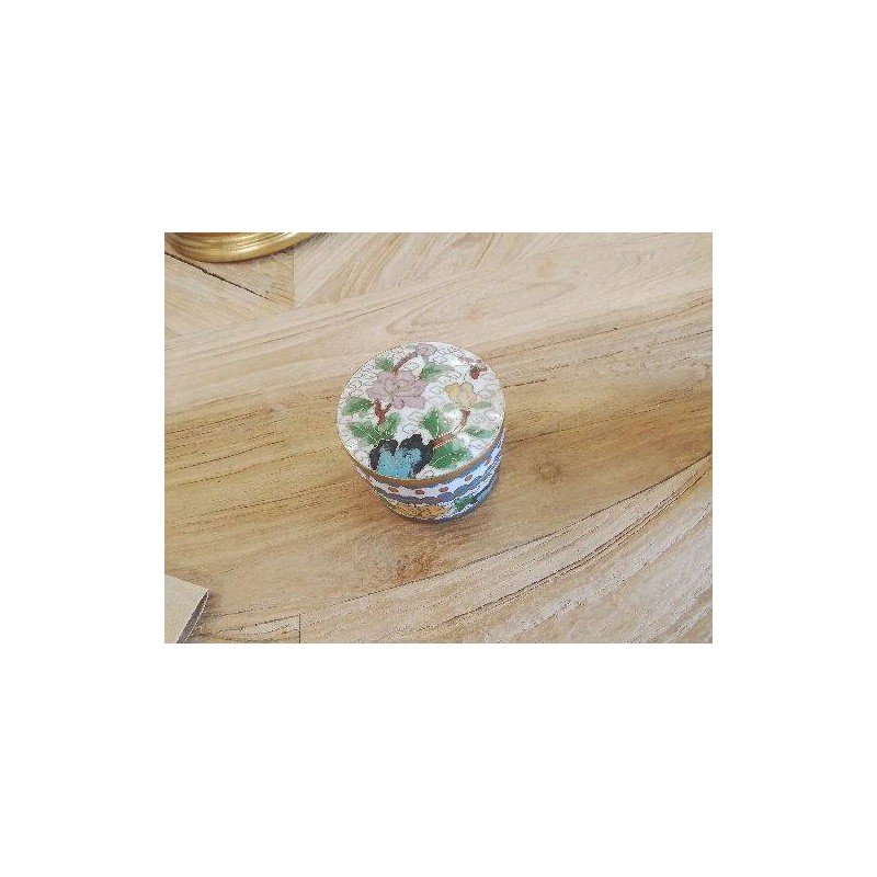 BOITE A PILULE CLOISONNÉE