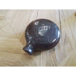 GOURDE PLATE TERRE ÉMAILLÉE PM