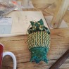 PANIER BOITE ANANAS TRESSE VERT PM