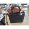 SAC A MAIN NOIR SKAI DECO DORE