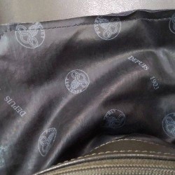 SAC A MAIN GRIS KAKI POURCHET