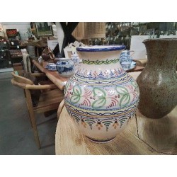 VASE CERAMIQUE PEINT A LA MAIN 