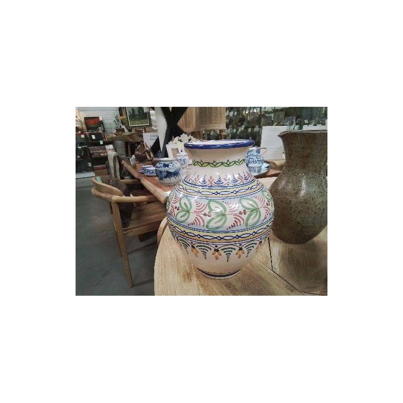 VASE CERAMIQUE PEINT A LA MAIN 