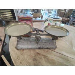 BALANCE DE MENAGE 2 PLATEAUX CUIVRE VLERMONT FERRAND 