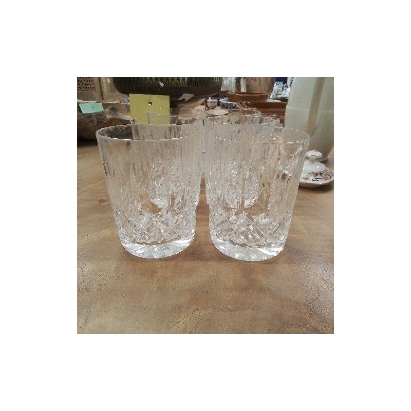 LOT 6 VERRES WHISKY CRISTAL