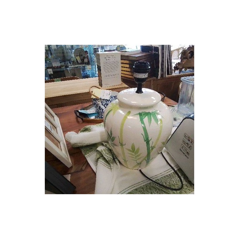 LAMPE CERAMIQUE DECOR BAMBOU GM