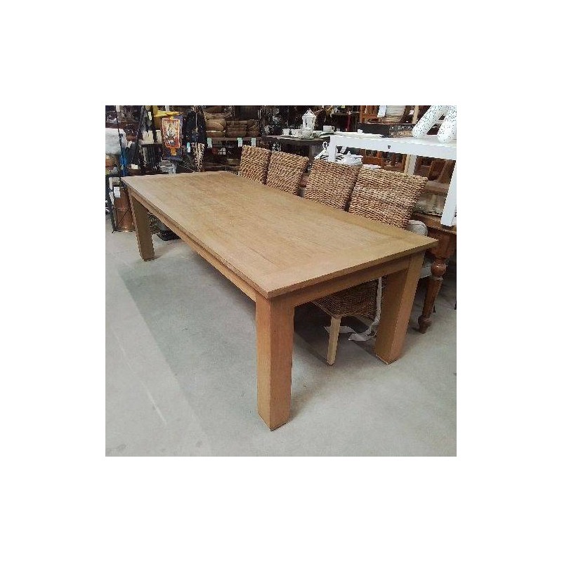 TABLE CHENE 240 X100 CM