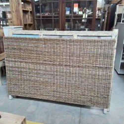 TÊTE DE LIT ROTIN TRESSEE 160 CM