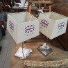 LAMPE PIED METAL