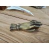 MAIN PRESSE PAPIER BRONZE LAITON
