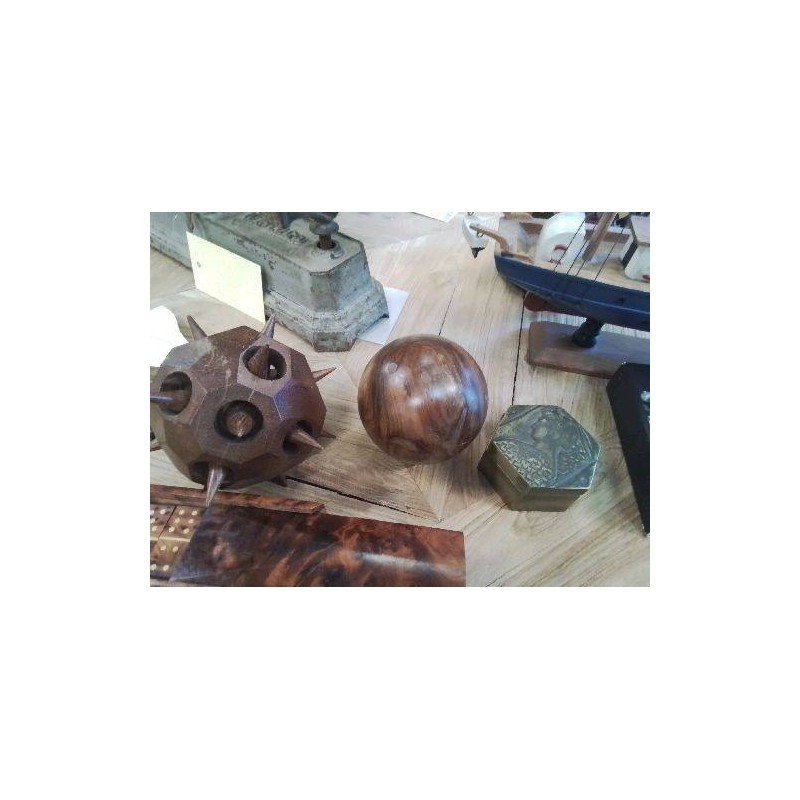 BOULE BOIS SPHERE THUYA MM