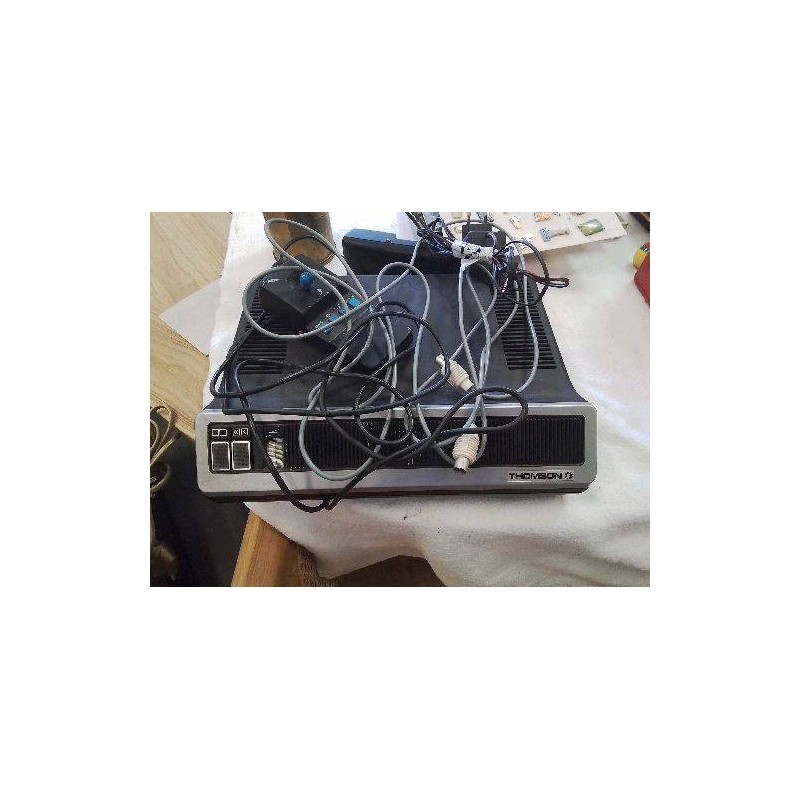 CONSOLE JEU VINTAGE THOMSON JV 1002 T+ ACC