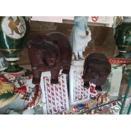 OURS BOIS SCULPTÉ