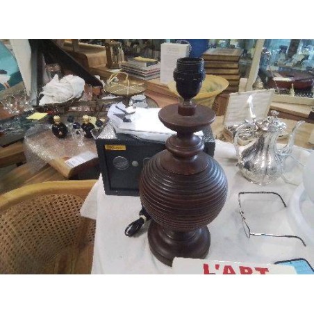 PIED DE LAMPE BOIS TOURNÉ  GM