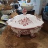 SOUPIERE LEGUMIER GM BLC FLEURS ROSES POMPEIA BORDEAUX 