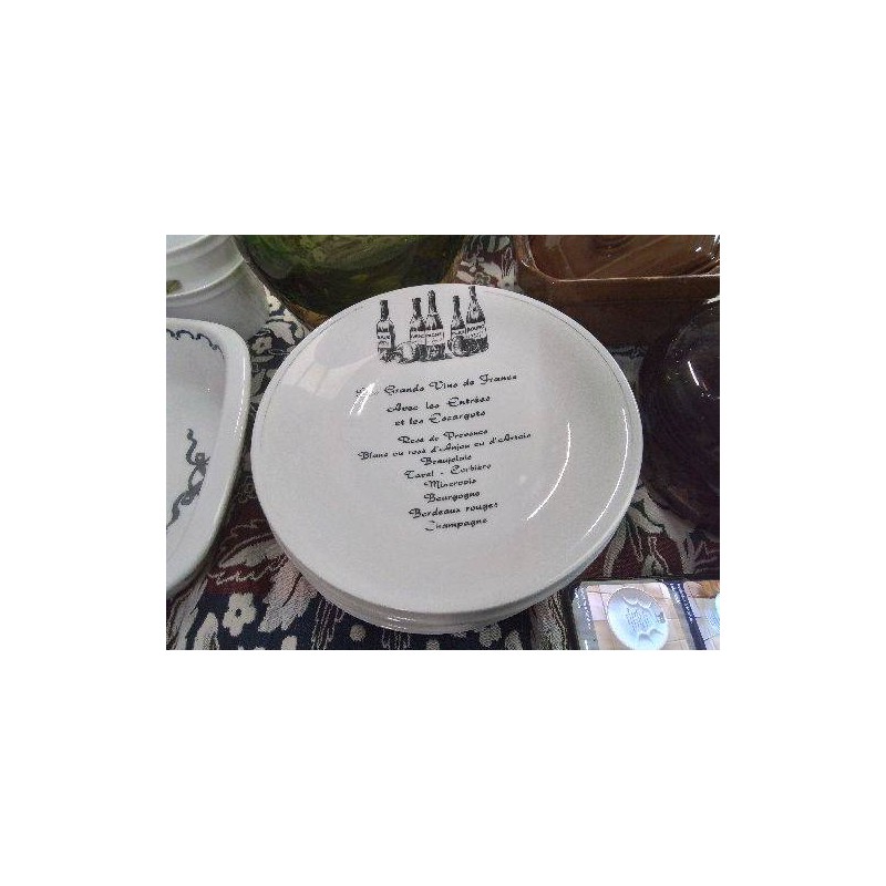 LOT 6 ASSIETTES ROLAND FREYRY