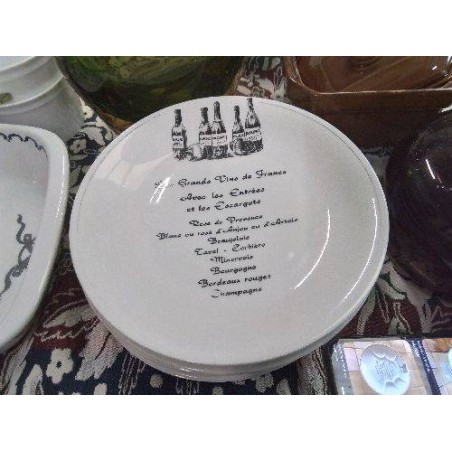 LOT 6 ASSIETTES ROLAND FREYRY
