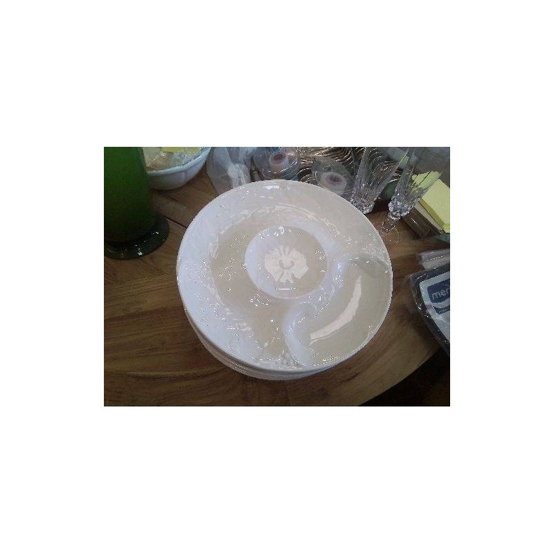 LOT 6 ASSIETTES GIEN ARTICHAUT