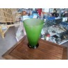 VASE VERRE COUL VERT OLIVE
