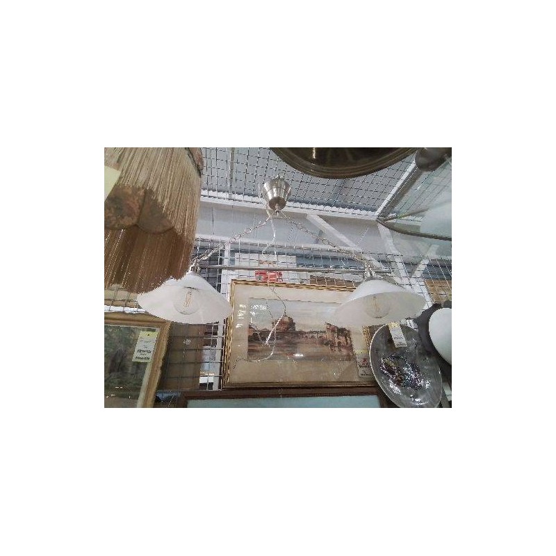 SUSPENSION LUSTRE METAL DOUBLE 
