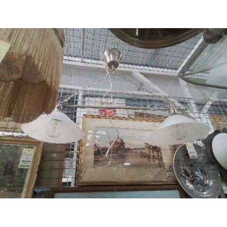 SUSPENSION LUSTRE METAL DOUBLE 