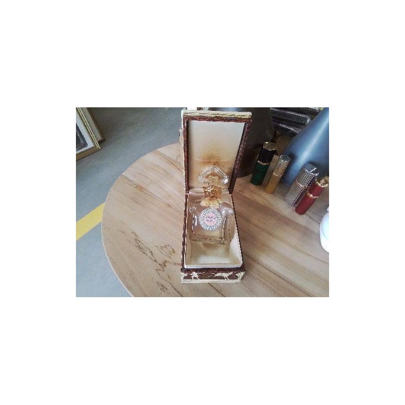 FLACON CRISTAL ANC GUERLAIN L HEURE BLEUE AVEC BOITE D ORIGINE