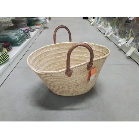 PA130-PANIER LANIERE CUIR