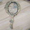 MIROIR A MAIN BRONZE PIERROT LUNE ANC SANS TEINT