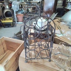 PORTE BOUTEILLES METAL × 6
