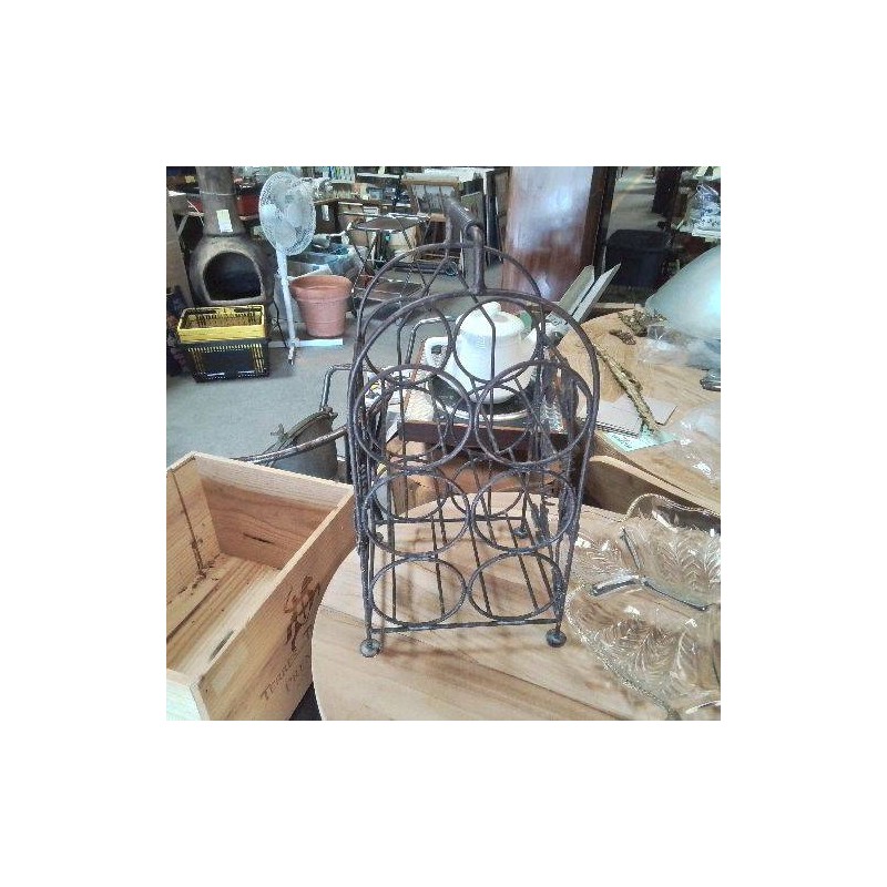 PORTE BOUTEILLES METAL × 6