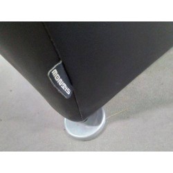 FAUTEUIL CUIR NOIR LOGE GERARD VAN DEN BERG MONTIS