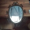MIROIR TORSADÉ MÉTAL 