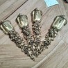 LOT PLAQUES BRONZE DE MEUBLE 