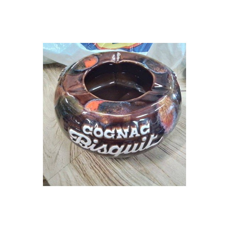 CENDRIER RICARD COGNAC BISCUIT MARRON