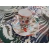 TASSE ET SOUCOUPE JAPONAISE PORCELAINE FINE EN L’ETAT 