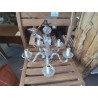 LUSTRE 5 BRANCHES VERRE